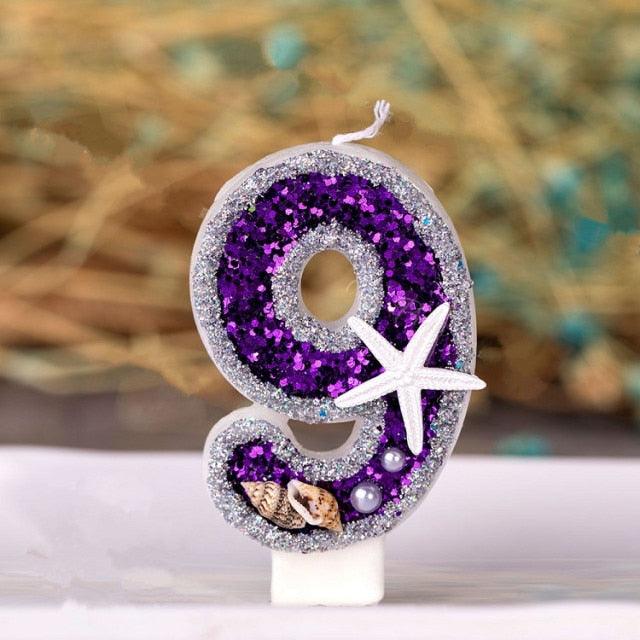 0-9 Number Cake Candle Polka Dot Number Candles Colorful Star Birthday Cake 0-9 Candles For Birthday Wedding Anniversary Reunions Theme Party Decoration Cupcake Topper Decoration Supplies Birthday Number Candle For Girl Boys Kid Cake Decoration Tools Stevvex