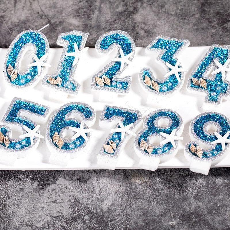 0-9 Number Cake Candle Polka Dot Number Candles Colorful Star Birthday Cake 0-9 Candles For Birthday Wedding Anniversary Reunions Theme Party Decoration Cupcake Topper Decoration Supplies Birthday Number Candle For Girl Boys Kid Cake Decoration Tools Stevvex