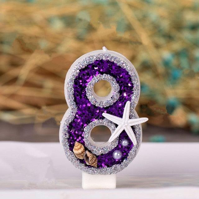 0-9 Number Cake Candle Polka Dot Number Candles Colorful Star Birthday Cake 0-9 Candles For Birthday Wedding Anniversary Reunions Theme Party Decoration Cupcake Topper Decoration Supplies Birthday Number Candle For Girl Boys Kid Cake Decoration Tools Stevvex