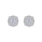 0.5Ct Moissanite Stud Earrings 925 Sterling Silver 18K Gold Plated Hypoallergenic BandsCo Straps