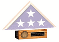 Oak Pedestal for flag case, flag case Pedestals The Military Gift Store