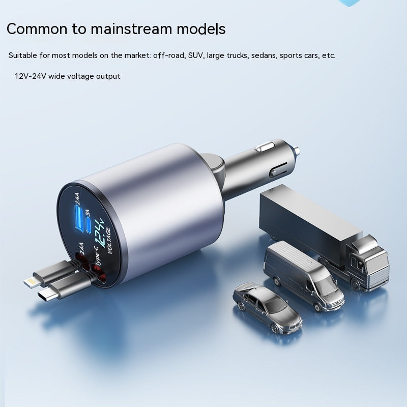 Fashion Simple 100W Car Phone Charger Pi-Mart
