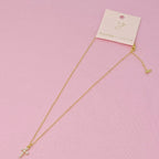Shell Pearl Cross Necklace