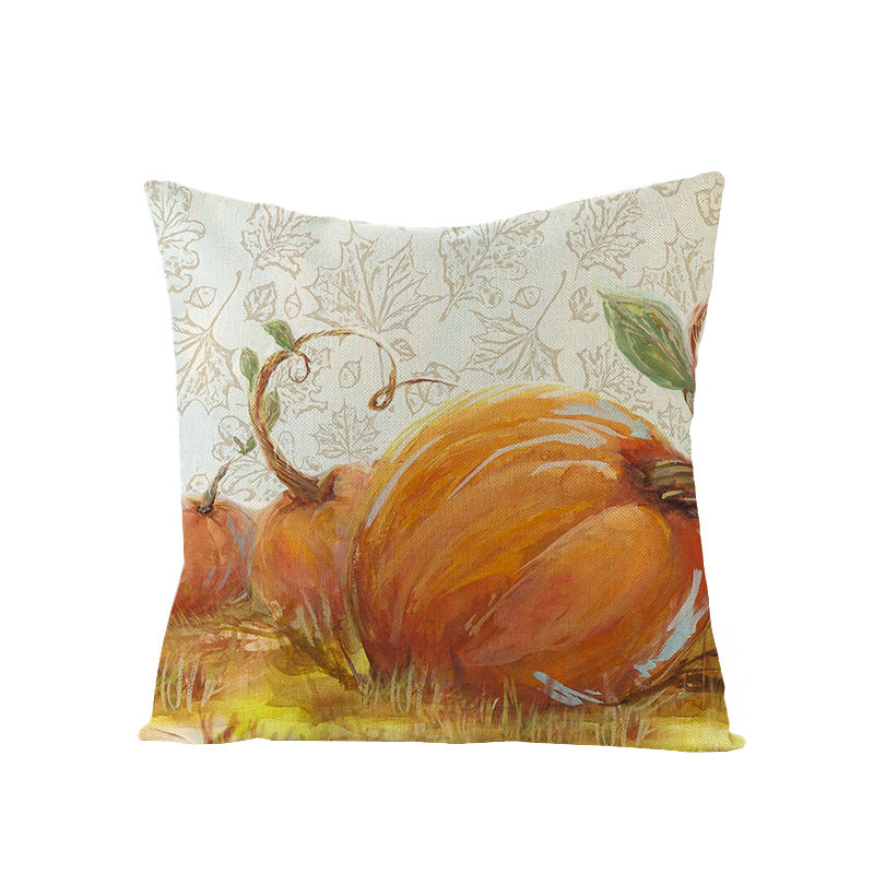 Linen Cushion  Office Sofa Cushion Cover Pi-Mart