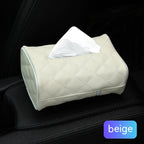 Car Supplies Seat Tissue Box Sun Visor Tissue Bag Armrest Tissue Dispenser Rear Pi-Mart