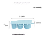 Silicone Ice Tray Ice Cube Mold Large Capacity Easily Removable Mold Kitchen Gadget Pi-Mart