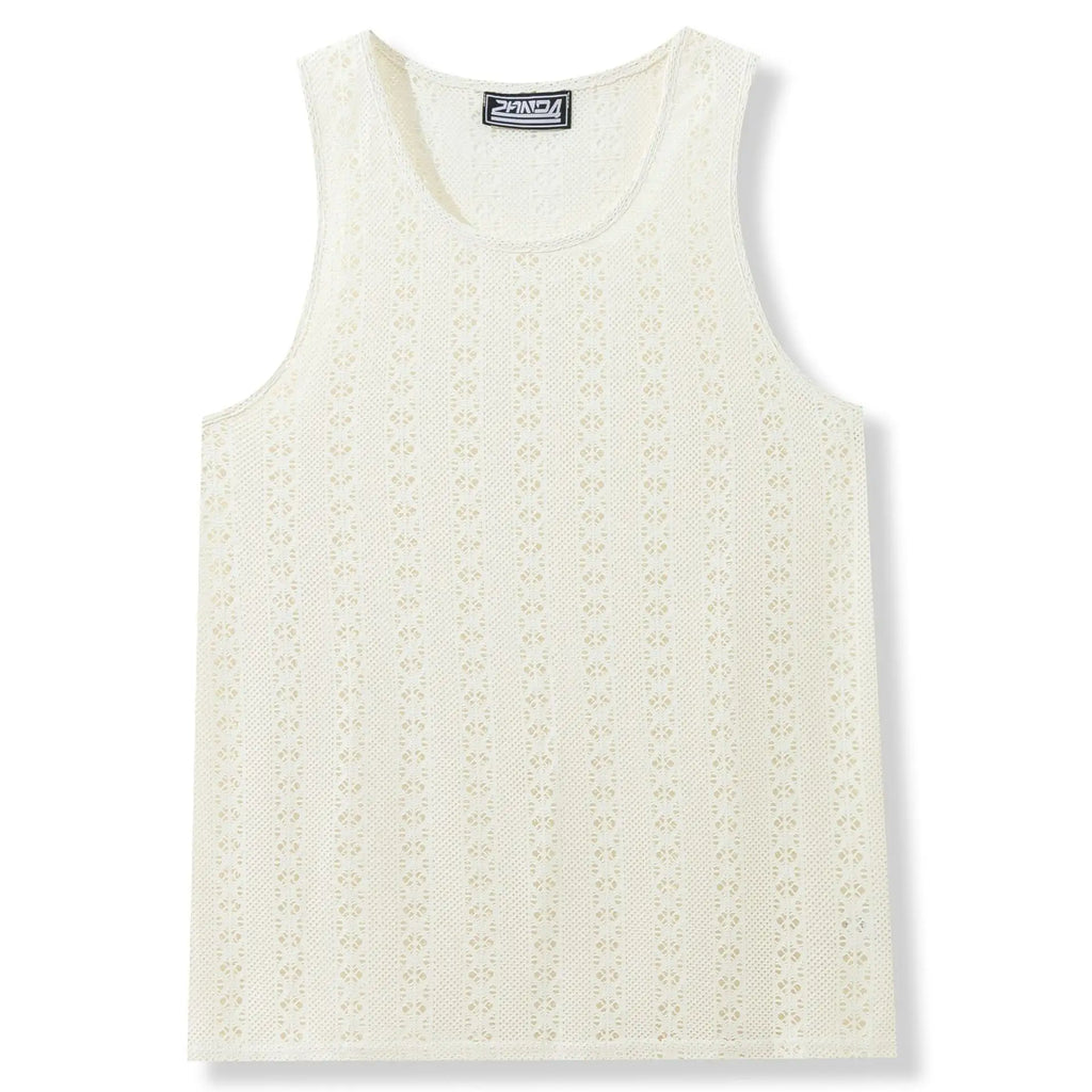 Round Neck Casual Beach Style Loose Vest