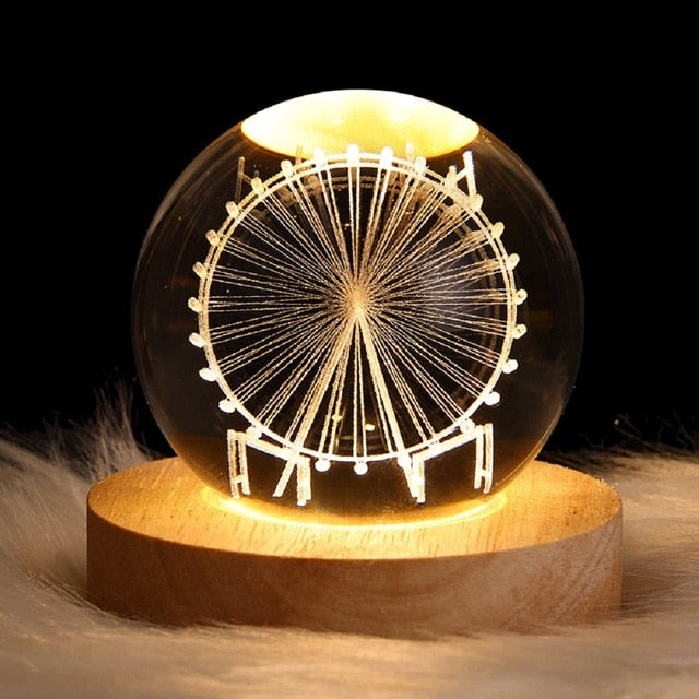 3D Laser Engraved Balls Lamp - SJB-DIAMOND ELITES