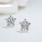 Christmas Snowflake Stud Earrings Pi-Mart