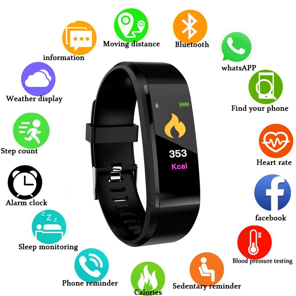 New Smart Watch For Men and Women With Heart Rate Monitor Blood Pressure Fitness Tracker Smartwatch For Sport Support  IOS Android Sistems - SJB-DIAMOND ELITES