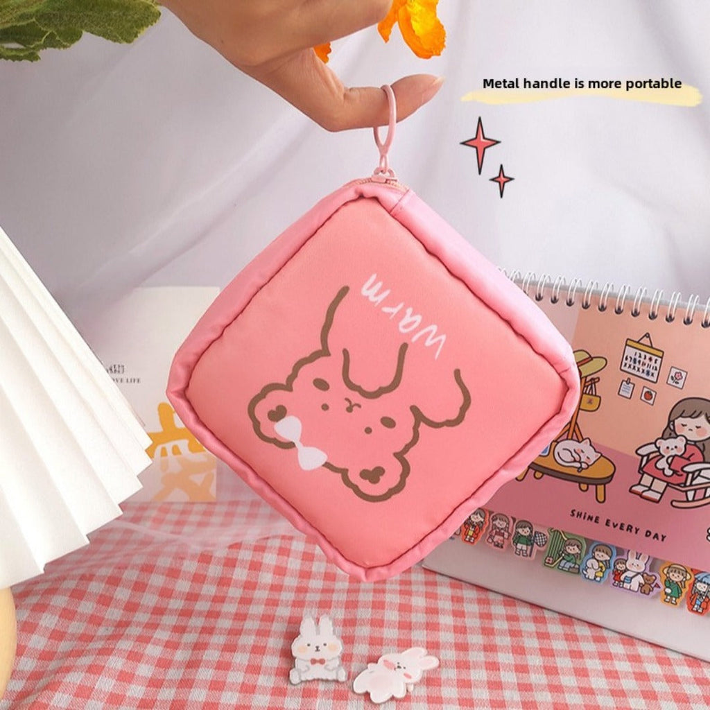 Period Bag for Women, Cute Sanitary Napkin Storage Bag, Portable Period Pouch, Sanitary Pads Bag,Tampons Holder for Purse - SJB-DIAMOND ELITES