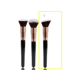 Flat Head Bevel Three Piece Portable Makeup Brush Pi-Mart