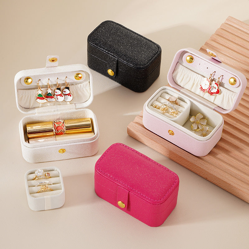 Mini Jewelry Box Travel Portable Storage Pi-Mart