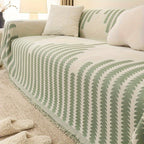 1pc Soft Chenille Sofa Protector - All-Season Universal Fit, Anti-Cat Scratch, Stain-Resistant, Plush Throw Blanket, Living Room and Bedroom Decor Essential - Easy Care, Machine Washable, and Durable Lootquake LLC