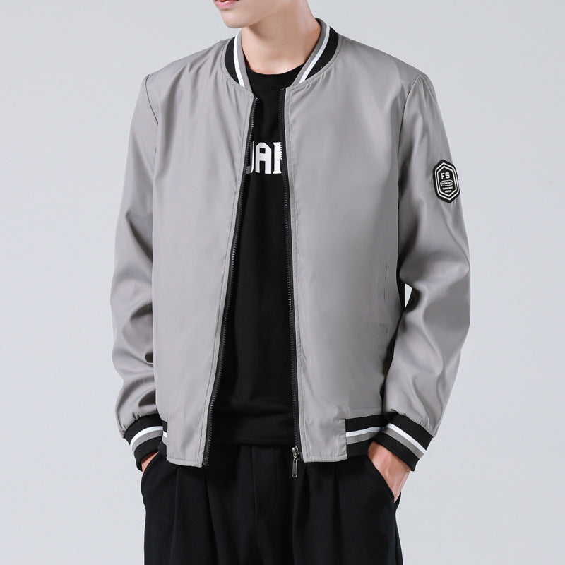 Trendy Student Casual Baseball Uniform Jacket Pi-Mart