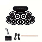 NNETM Electronic Drum Set with 9 Pads & Speakers Lootquake LLC