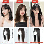 Women's Hand Woven Double Delivery Needle Wig Sheath Real Human Hair Silk Sleeve