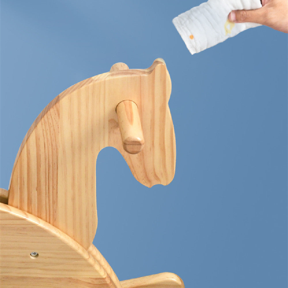 Moon Boat Children Rocking Horse Lootquake LLC