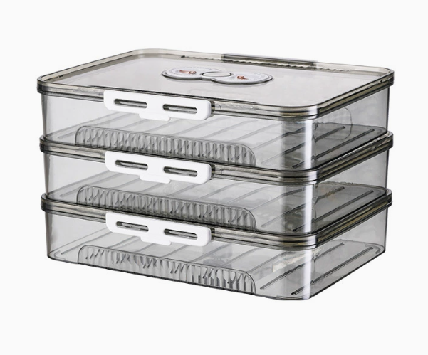 Transparent Dumpling Storage Box Pi-Mart