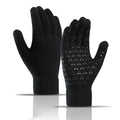 Winter Knitted Gloves For Men And Women Warm Cycling Anti-Cold Anti-Slip Triangular Offset Warm Gloves Pi-Mart