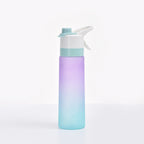 Spray Water Bottle For Girls Outdoor Sport Fitness Water Cup Large Capacity Spray Bottle Drinkware Travel Bottles Kitchen Gadgets Pi-Mart