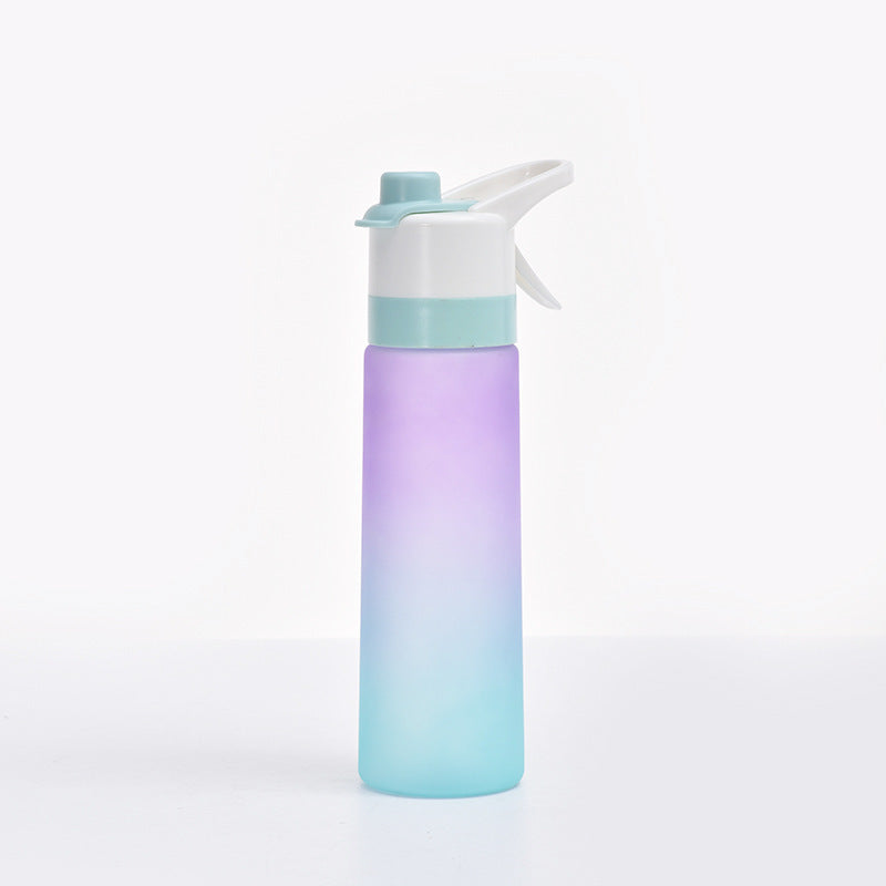 Spray Water Bottle For Girls Outdoor Sport Fitness Water Cup Large Capacity Spray Bottle Drinkware Travel Bottles Kitchen Gadgets Pi-Mart