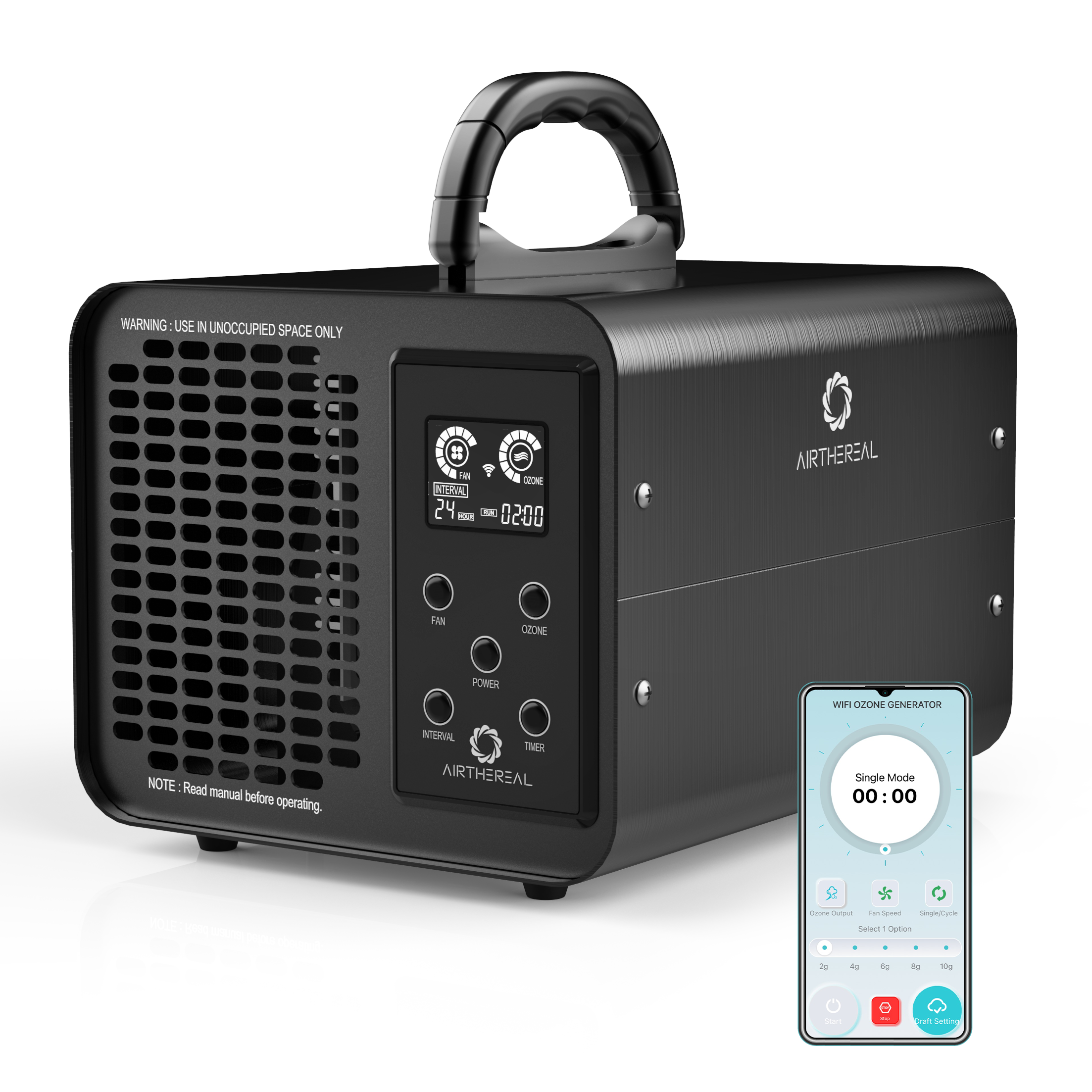 MA10K-PRO Smart WiFi Ozone Generator Airthereal