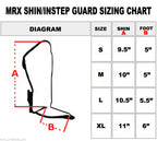 MRX BOXING & FITNESS Muay Thai Shin Guards Kick Boxing Leg & Foot Protector Pad MMA Shin Guard Extra Padding for Men or Women - SJB-DIAMOND ELITES