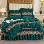 Detachable Bedding Four-piece Duvet Cover Bed Skirt Pi-Mart