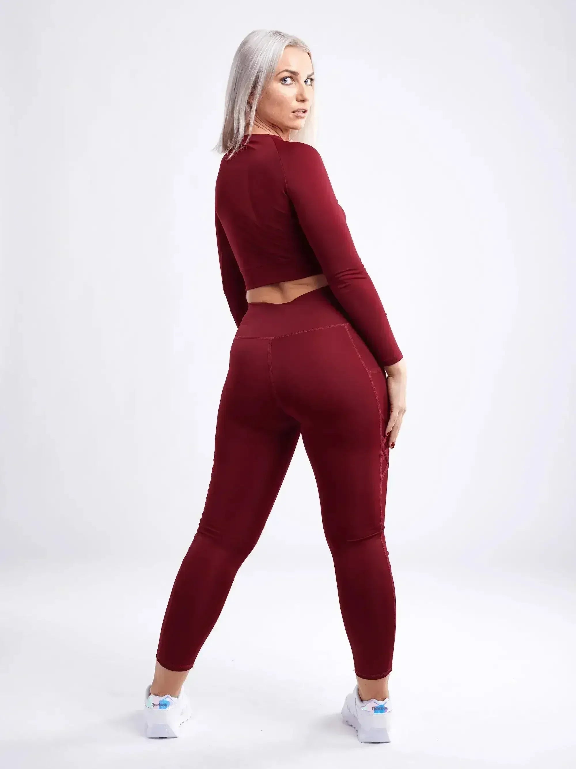 Long-Sleeve Crop Top - SJB-DIAMOND ELITES
