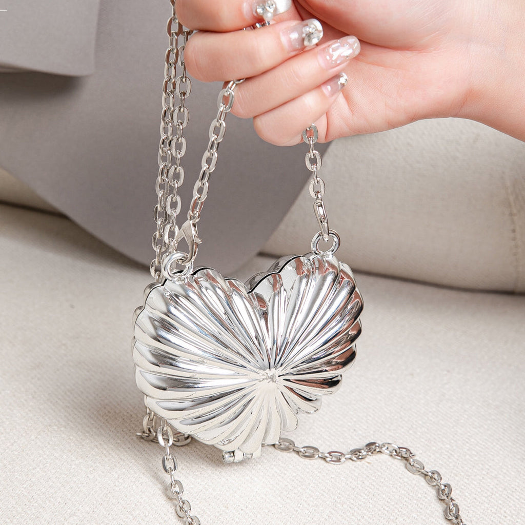 Heart Shaped Mini Purse, Evening Bags for Women Formal, Clutch Purse, Clutch Purse Casual, Clutch Purse Party, - SJB-DIAMOND ELITES