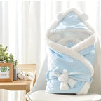 Soft & Warm Velvet Fleece Baby Blanket - Perfect Swaddling & Bedding Set for Newborns! Lootquake LLC