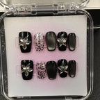 1042- Handmade press on nails fake nails removable Handmade Drawing Nails