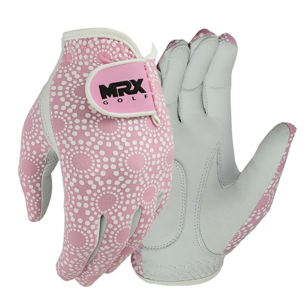 New Women Golf Gloves Cabretta Leather Pink MRX Products