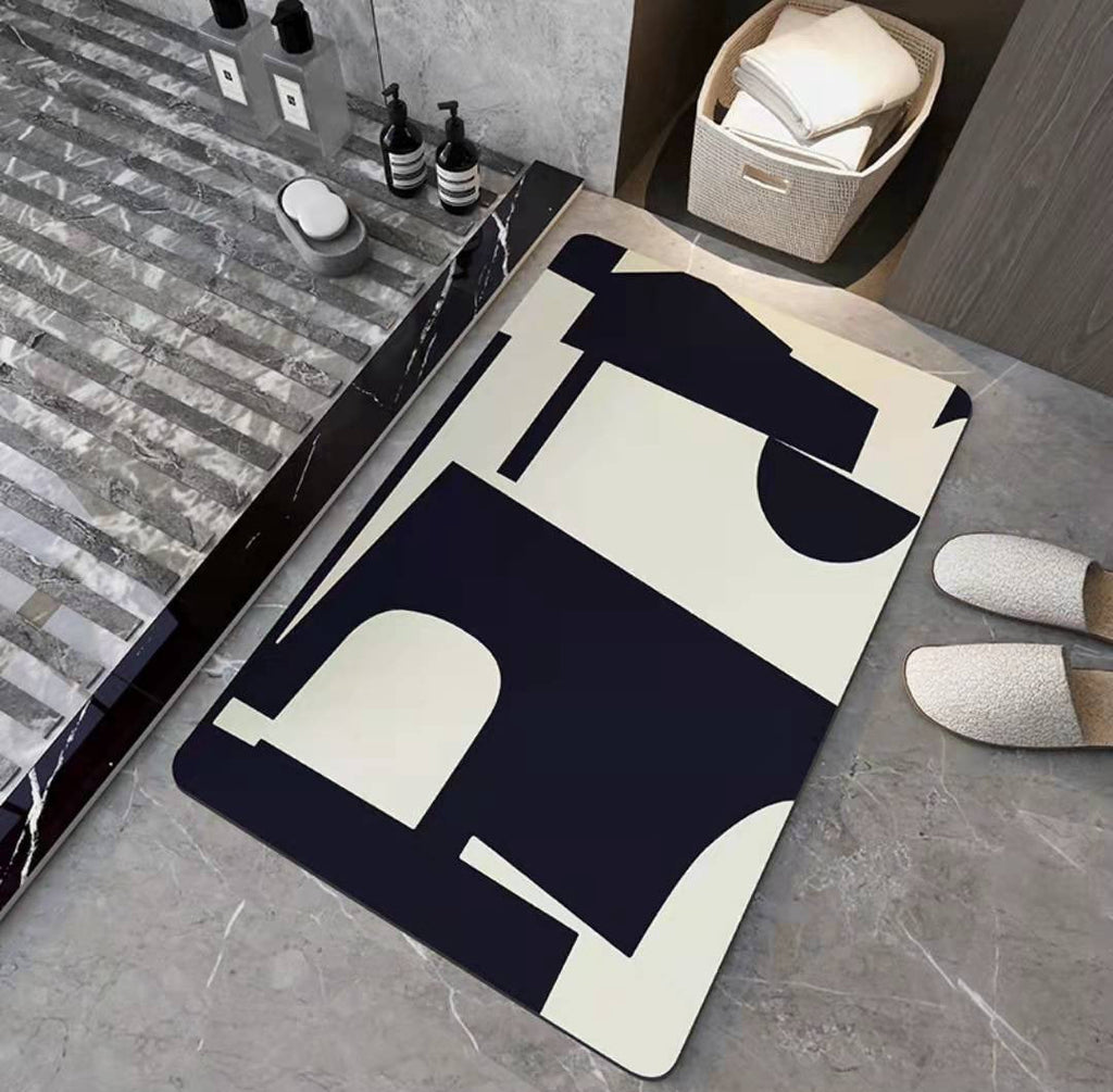 Soft Diatom Mud Floor Mat Bathroom Absorbent Non-slip Pi-Mart