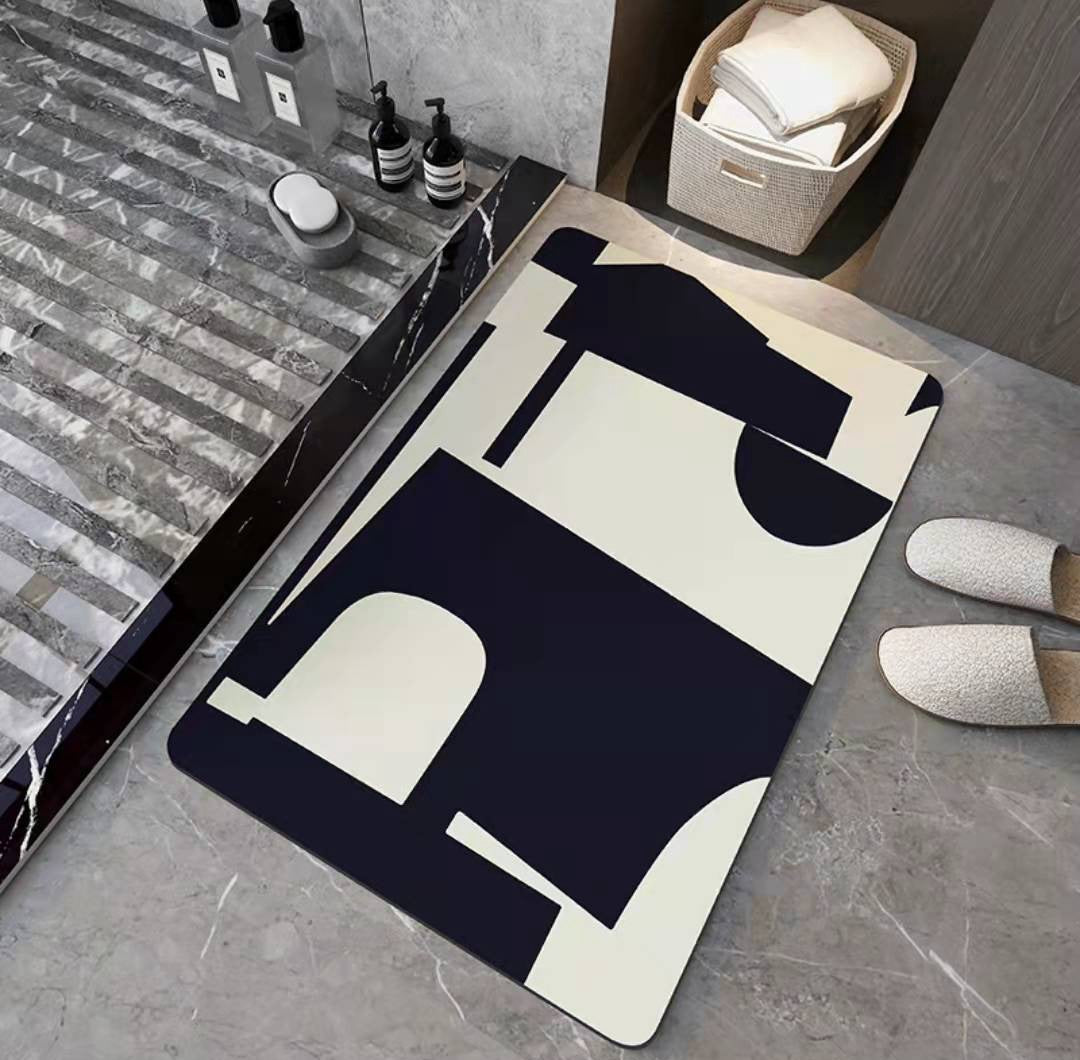 Soft Diatom Mud Floor Mat Bathroom Absorbent Non-slip Pi-Mart