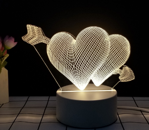 3D Table Night Lamp - SJB-DIAMOND ELITES