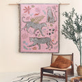 Bohemian Knitted Leopard Tassel Blanket, Suitable For Camping, Casual Picnic, Multifunctional Throw Blanket Lootquake LLC