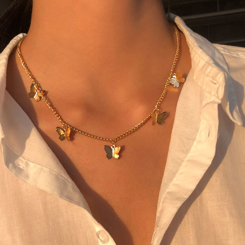 Pendant Butterfly Necklace - SJB-DIAMOND ELITES