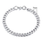 Vnox Men's Chunky Curb Chain Bracelet Pi-Mart
