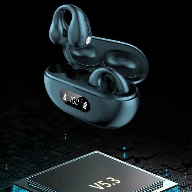 AudiClip - Wireless Ear Clip Bone Conduction Headphones Pi-Mart