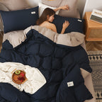 Skin-friendly Brushed Duvet Cover Bedding Four-piece Set Pi-Mart