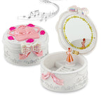 Rotating Ballet Music Box With Makeup Mirror Pi-Mart