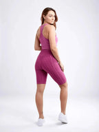 Racerback Training Crop Tank – Lightweight & Breathable for Workouts - SJB-DIAMOND ELITES