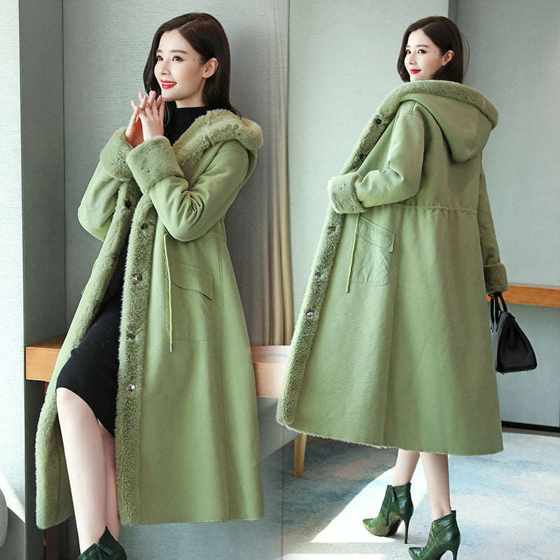 Winter Cotton-padded Jacket Fur Coat Women Pi-Mart