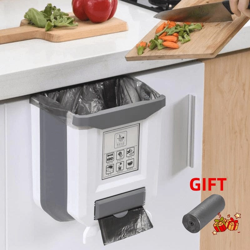 Foldable Kitchen Trash Can Pi-Mart