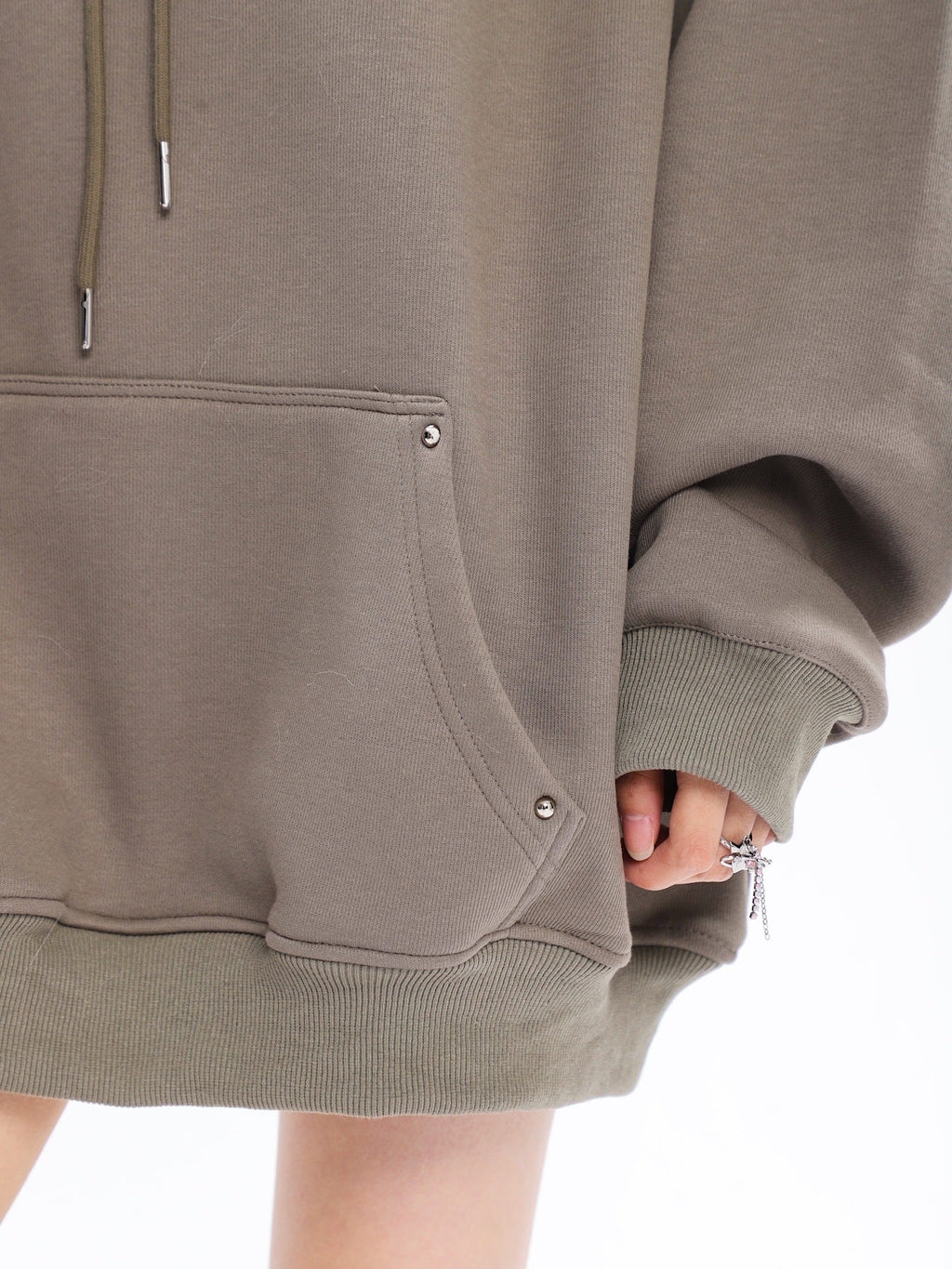 Design Inspired Metal Hooded Hoodie Pi-Mart