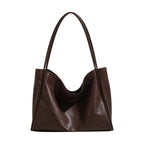Elegant Ladies Tote Bag – Retro Minimalist & Versatile Commuter Shoulder Bag for Autumn and Winter
