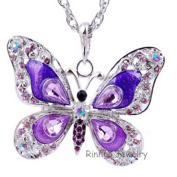 Colorful Butterfly Necklace Pi-Mart