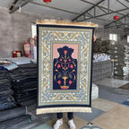 1pc Luxury Muslim Prayer Mat, Non-Slip Printed Islamic Kabah, Soft Worship Cushion, Meditation Rug, Pilgrimage Blanket, Islamic Prayer Carpet, Ideal Islamic Gift Lootquake LLC